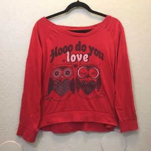 Fifth Sun Red Owl Shirt (Size Medium)